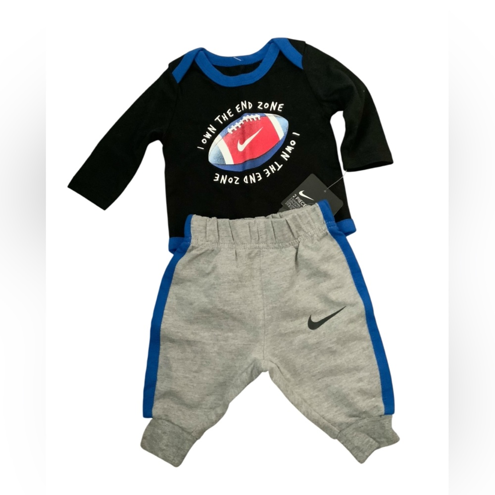 Nike Baby Boy "I Own The End Zone" 2 Piece Set Size 3M